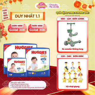  Bỉm Tã quần Huggies Tràm Trà Tự Nhiên SKINCARE Pants Mega Jumbo M106 L104 XL88 XXL80- Mochica 