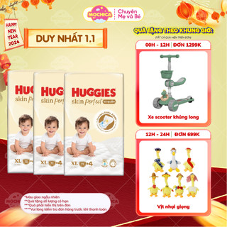  Tã dán Huggies Skin Perfect phiên bản mới đầy đủ size nâng cấp từ Huggies Tràm Trà_Mochica_Mochishop 