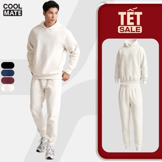   SALE TẾT Set đồ nỉ thu đông nam Áo Hoodie và Quần All day mềm mại giữ ấm tốt đứng form Coolmate 