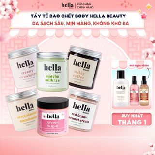  Tẩy tế bào chết body Hella Beauty giúp làm sạch sâu hỗ trợ dưỡng sáng da 