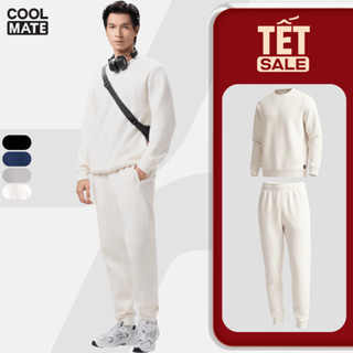   SALE TẾT Set đồ nỉ thu đông nam Áo Sweatshirt và Quần All day vải mềm mại giữ ấm tốt Coolmate 