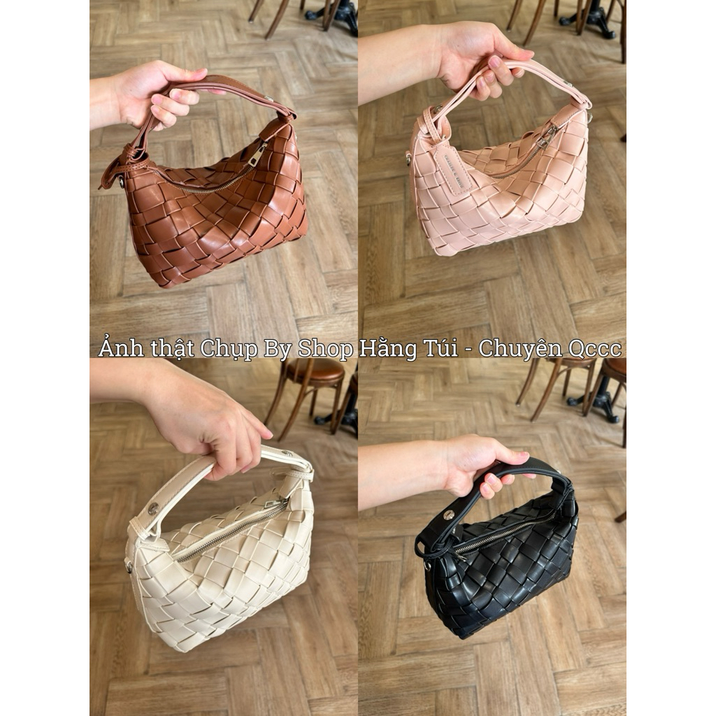 Túi Da Đan Dáng Chữ nhật Size 24cm Sang Chảnh