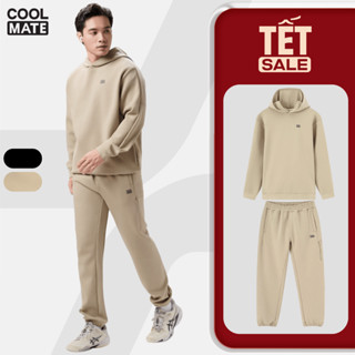   SALE TẾT-MỚI Set nỉ thu đông Áo Hoodie và Quần jogger Vital Active mềm mại giữ ấm tốt đứng form có túi khoá kéo Coolma 