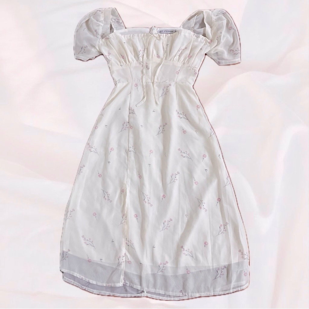 Váy Hoa 2 Lớp V28 | Size XS | Cocoa Vintage