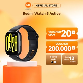  Đồng hồ thông minh Redmi Watch 5 Active | Màn hình LCD 2" l Nghe gọi Bluetooth | Kháng nước 5ATM | +140 chế độ thể thao 