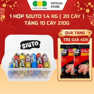   Tặng 2 Gói 105g  Hộp Xúc Xích Siuto Ăn Liền Thơm Ngon S2 Vietinter Foods  20 Cây x 70g  