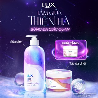  Combo Sữa tắm và Tẩy da chết LUX Mood Library Peaceful Galaxy 