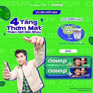  Kem Đánh Răng Closeup Cho Hơi Thở Thơm Mát Bất Tận 230G Tuýp 