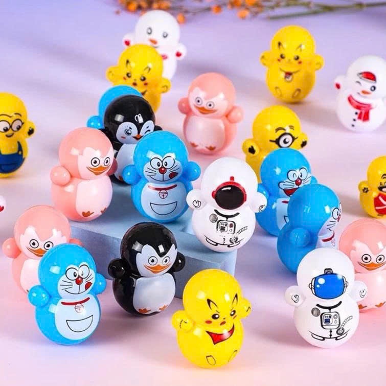 [GIÁ SỈ] COMBO 50-100 Con Lật đật mini mẫu mới, đồ chơi lật đật mini cho bé giải trí vui nhộn nhiều 