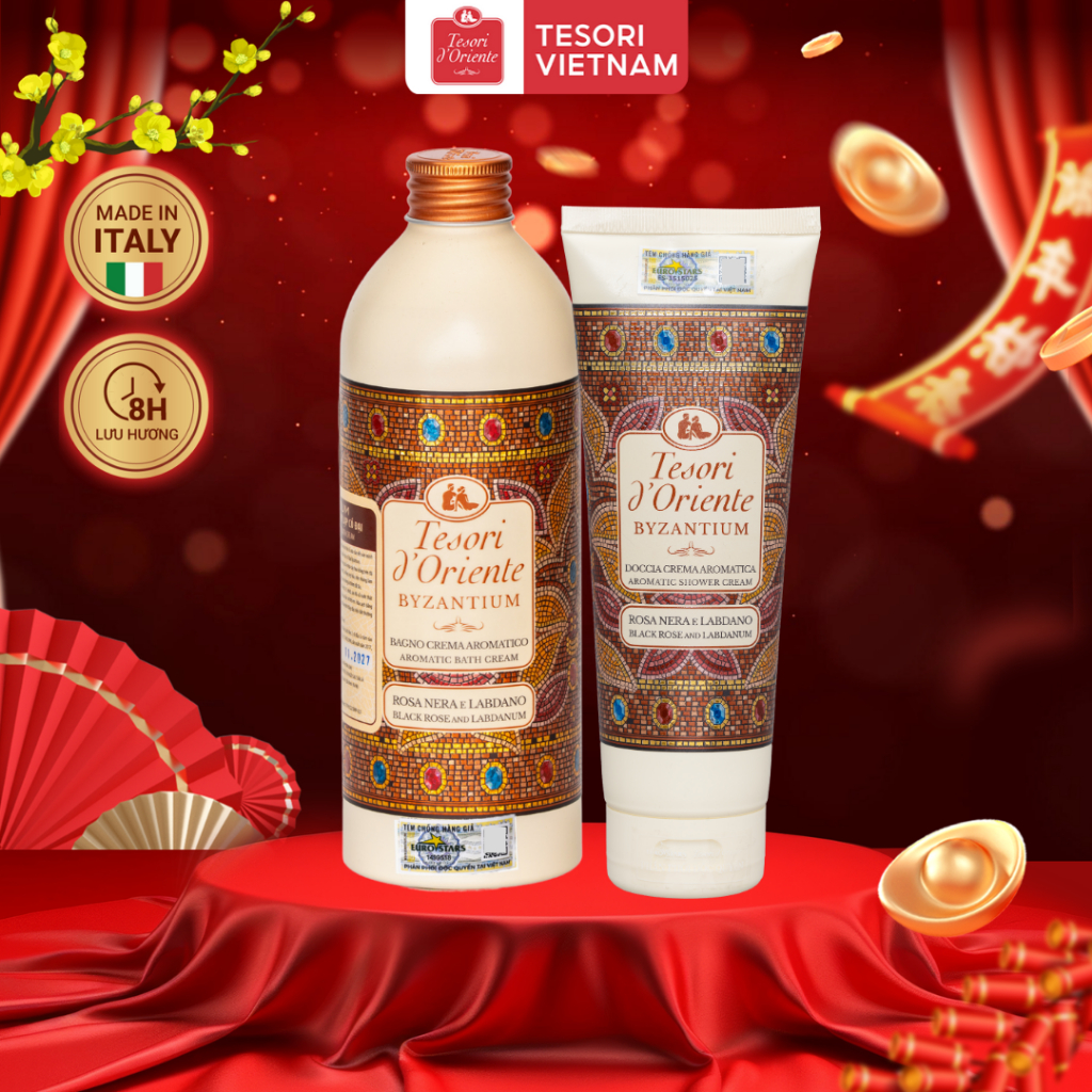  Sữa tắm nước hoa Tesori d’Oriente 250ml & 500ml nhập khẩu chính hãng từ Ý 