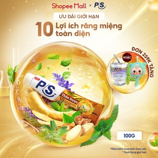  Kem đánh răng P S Thảo Dược 100g 150g cho 10 lợi ích toàn diện như giảm ê buốt trắng răng hơi thở thơm mát 