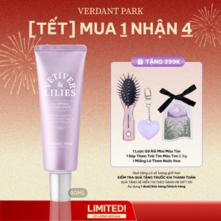  |MUA 1 NHẬN 4| Lotion kiềm dầu phồng tóc VERDANT PARK giảm bết tóc dầu Vetiver & Lilies Oil Control Volume Lotion 80ml 