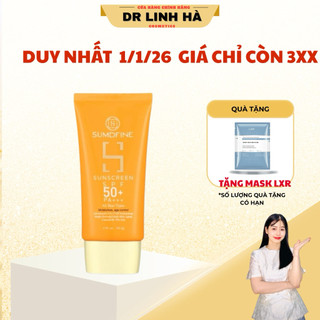  Kem chống nắng Sumdfine SPF 50++ nâng tone giảm nám sạm bảo vệ da toàn diện an toàn mẹ bầu Dr Linh Hà 