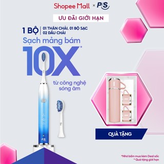  Bàn Chải Điện P S S100 PRO - Công Nghệ Sóng Âm Chải Sạch Mảng Bám Tới 10X 