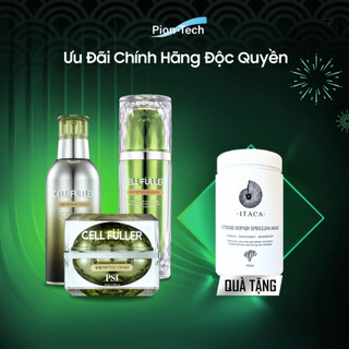  BỘ 3 SẢN PHẨM VI KIM CẢI THIỆN NẾP NHĂN LÀM TRẮNG DA PSI CELL FULLER V12 PEPTIDE PION TECH 