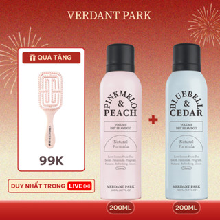  |LIVESTREAM| Combo 2 chai xịt khô phồng tóc VERDANT PARK xịt dưỡng gel tạo kiểu giữ nếp tóc lotion kiềm dầu Verdantpark 