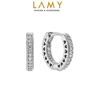 Khuyên tai nữ LAMY Signature Cubic Earrings 3030 - Khuyên tai bạc cao cấp S925 ALE