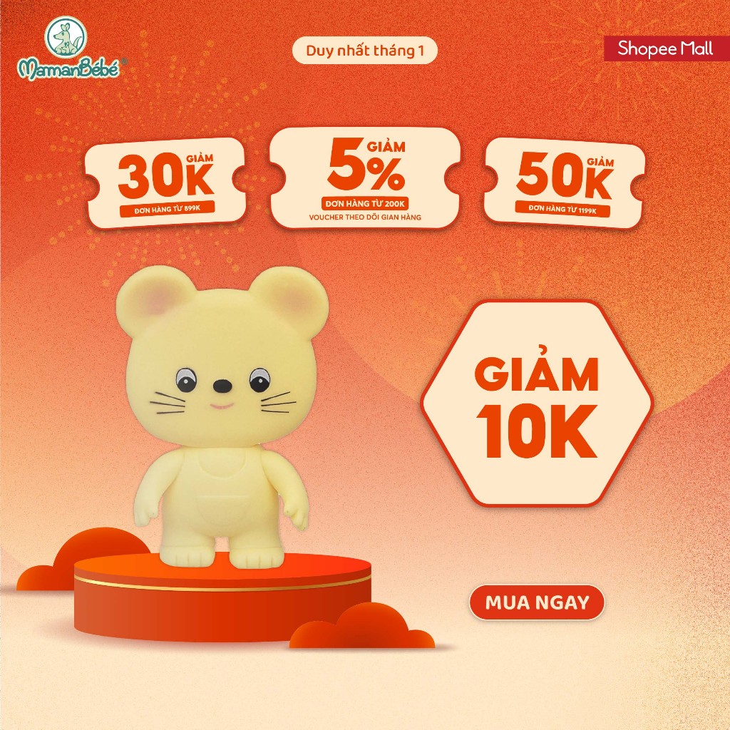 (MamanBébé chính hãng) Chút chít Chuột con Toyroyal
