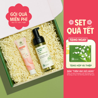   Set Quà Tặng  Combo Kem Dưỡng Da Tay Và Sữa Rửa Mặt Cỏ mềm- Quà Tặng Cô Giáo Ý Nghĩa 