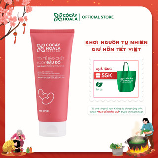  Tẩy Da Chết Body Đậu Đỏ Cỏ Cây Hoa Lá 200gr Dưỡng Da Sáng Mịn Cấp Ẩm góp phần ngăn ngừa mụn 