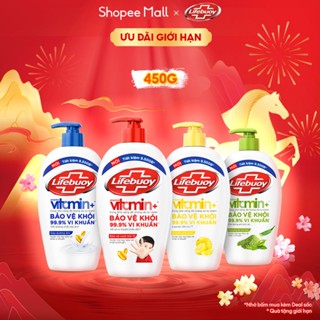 Nước Rửa Tay Lifebuoy Bảo Vệ Khỏi 99.9% Vi Khuẩn Gây Bệnh Hỗ Trợ Cùng Đề Kháng Da Tự Nhiên 450G 