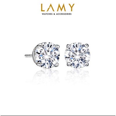 Khuyên tai tròn LAMY Elegant Earrings Silver 3025 - Khuyên tai bạc cao cấp