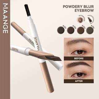  MAANGE Chì Kẻ Mày Tự Nhiên Thiết Kế Hai Đầu Tiện Dụng Chống Thấm Nước Lâu Trôi 4 Màu E04 