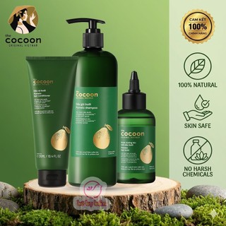  🌿 Dầu Gội Đầu Dầu Xả COCOON 500ml mỹ phẩm thuần chay chính hãng giúp giảm gãy rụng tóc hiệu quả 