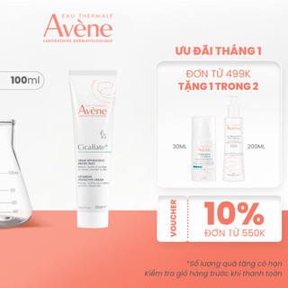   KOL x Avene  Kem phục hồi Eau Thermale Avène CICALFATE+ Repairing Protective Cream giúp làm dịu tổn thương da 100ml 