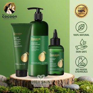  🌿 Bộ Dầu Gội Đầu + Dầu xả + Xịt Dưỡng Tóc Từ Tinh Dầu Bưởi Cocoon Chính hãng giúp giảm gãy rụng tóc 