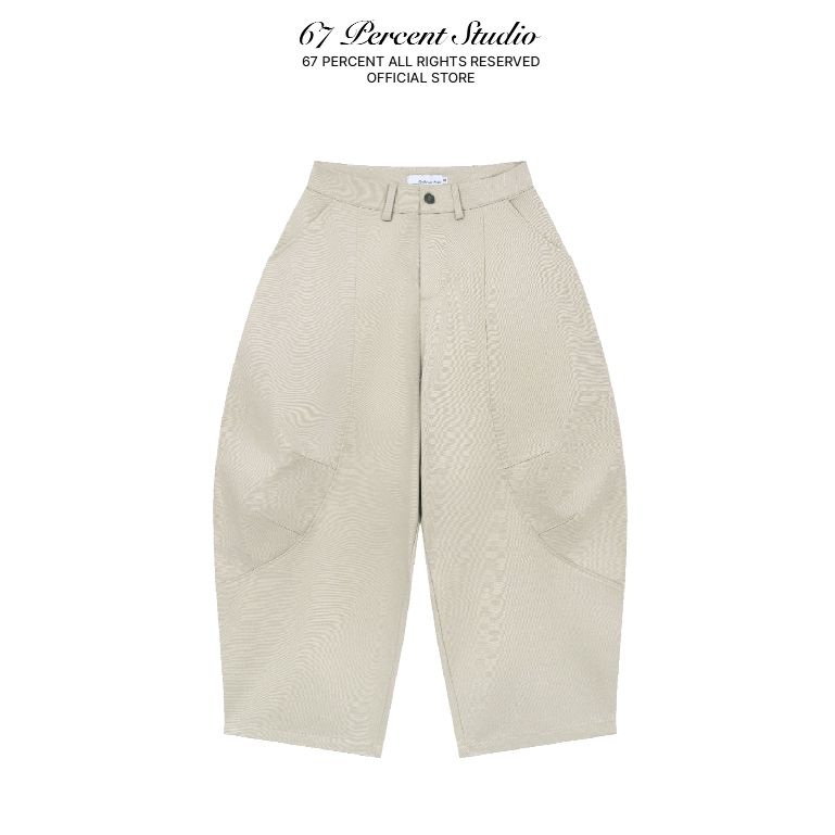 Quần Ống Cong Form Rộng Chính Hãng 67PERCENT/67% - BALLOON PANTS