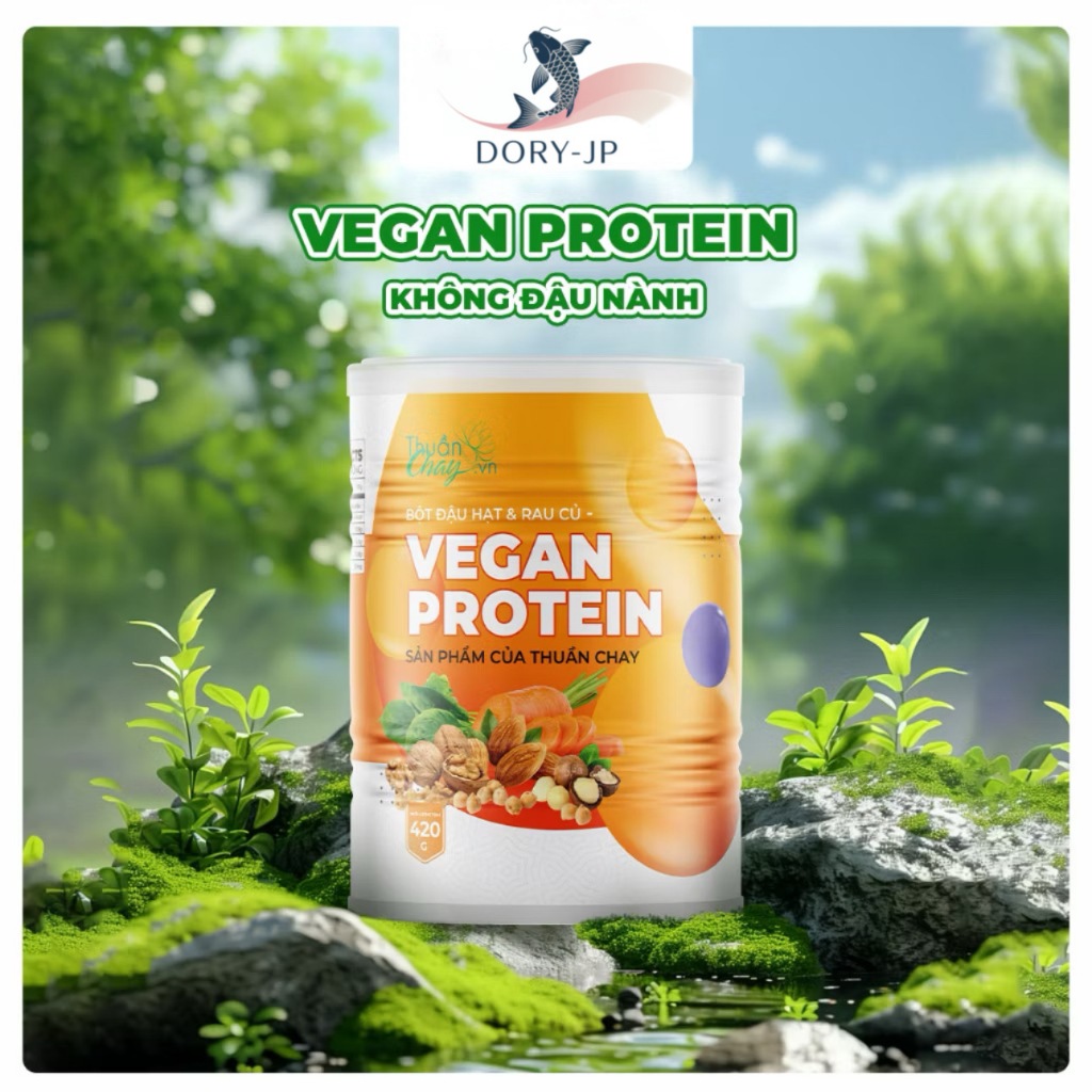 Vegan Protein Bột Ngũ Cốc Dinh Dưỡng 420g - Dory-jp - Bổ Sung Protein Thực Vật