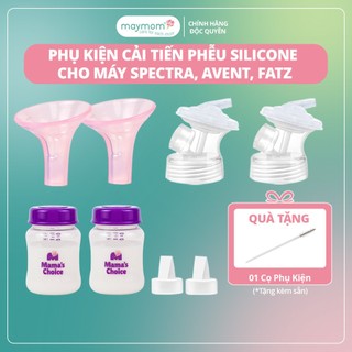  Phụ Kiện Hút Sữa Cải Tiến Phễu Silicone Cho Máy Spectra Avent Fazt Rozabi Vắt Sữa Êm Ái Kiểm Định An Toàn Quốc Tế 