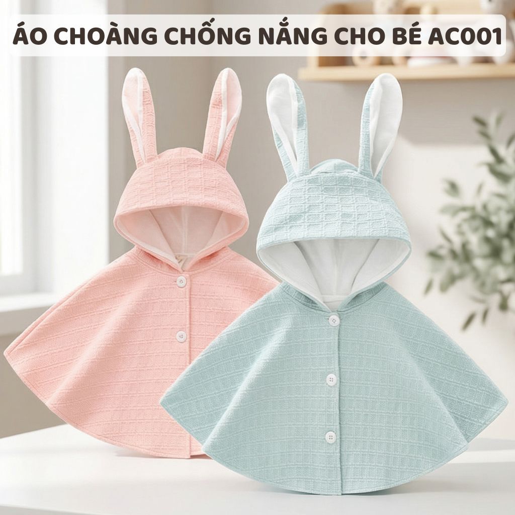 Áo choàng chống nắng tai thỏ Hinata AC001