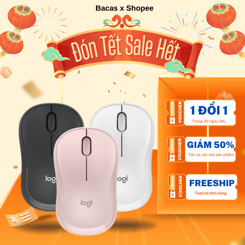 Chuột Không Dây Logitech Chính Hãng M220 Click Silen, Giảm Ồn, USB, Nhỏ Gọn, Độ Nhạy Cao