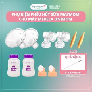  Bộ Phụ Kiện Máy Hút Sữa Unimom Thương Hiệu Maymom Phễu Hút Sữa Size Từ 10-32mm 
