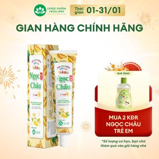 Kem đánh răng Ngọc Châu trẻ em hương chuối 50g 