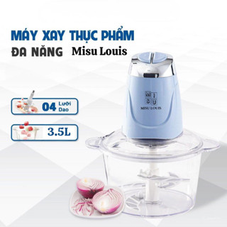Máy Xay Thịt, Rau, Củ Quả Bằng Cối Inox 4 Lưỡi Đa Năng Công Suất Cực Mạnh