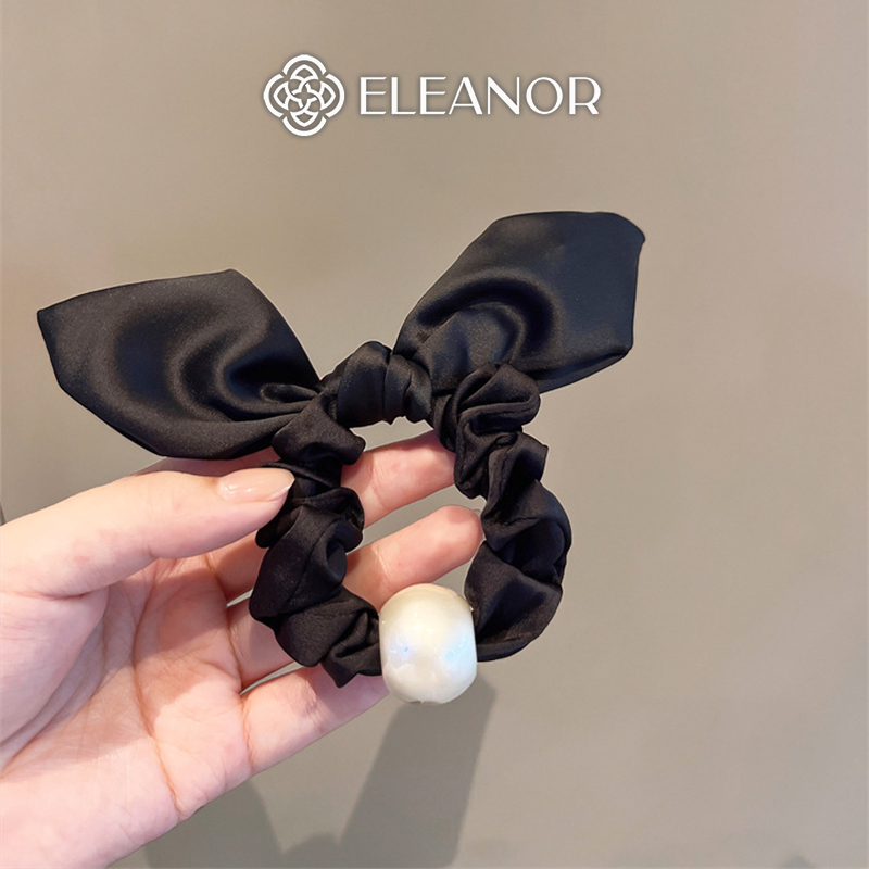 Dây buộc tóc nữ scrunchies Eleanor Accessories hình nơ phụ kiện tóc cột tóc nữ 11311