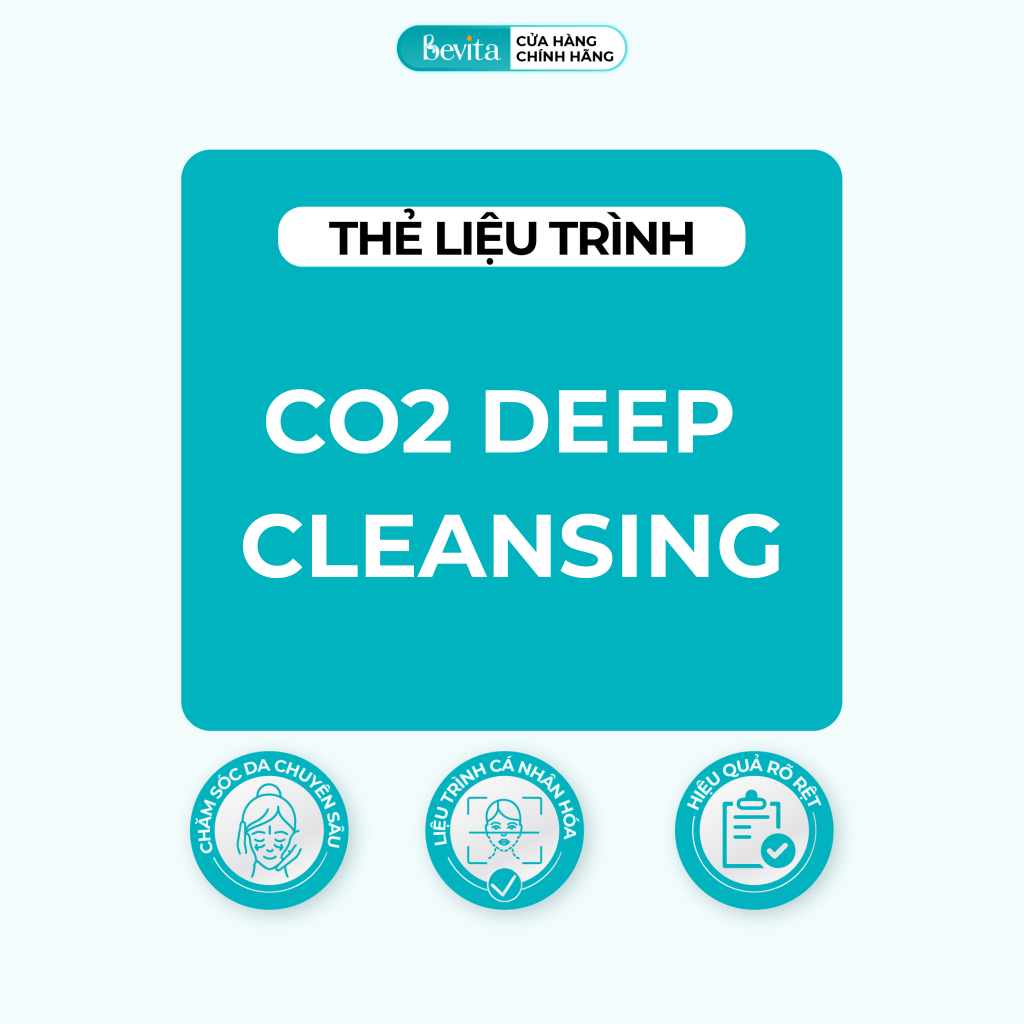 Liệu Trình Thanh Lọc Da, Chăm Sóc Da Mụn CO2 Deep Cleansing - Bevita Spa