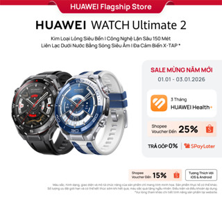   LIVESTREAM  Đồng Hồ Thông Minh HUAWEI WATCH Ultimate 2 Kim Loại Lỏng Siêu Bền I Công Nghệ Lặn Sâu 150 Mét 