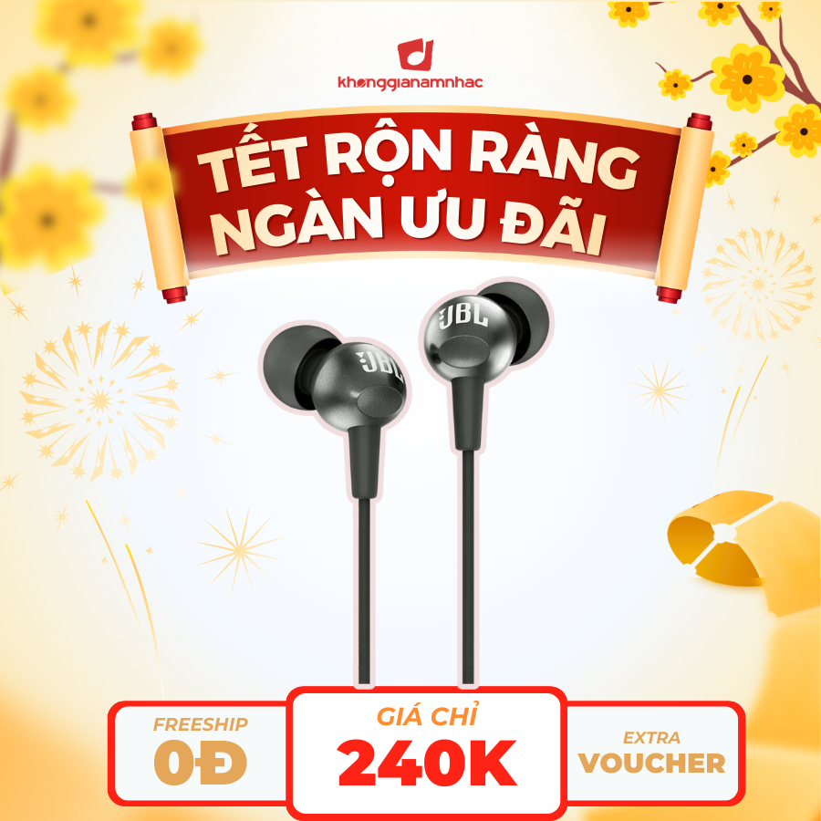 Tai Nghe Có Dây Nhét Tai JBL C200Si - Chính Hãng PGI