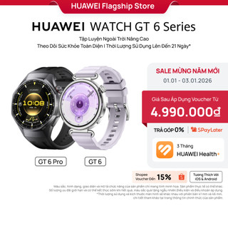  Đồng Hồ Thông Minh HUAWEI WATCH GT6 Series | Tập Luyện Nâng Cao | Theo Dõi Sức Khỏe Toàn Diện | Pin Đến 21 Ngày 