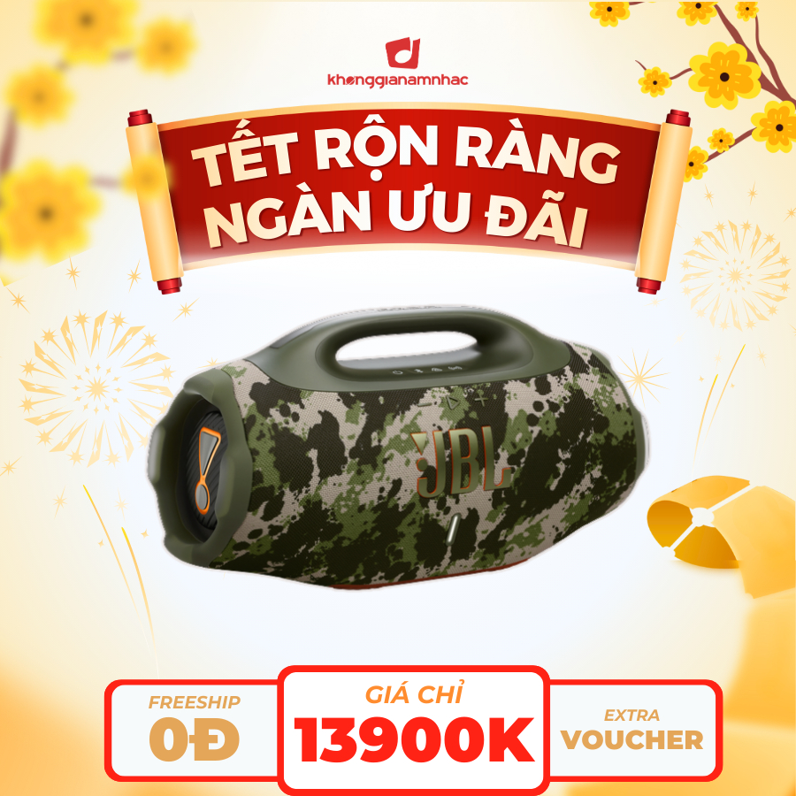 Loa Bluetooth Công Suất Lớn JBL Boombox 4 - Chính Hãng PGI