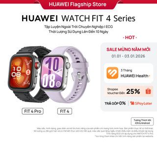   LIVESTREAM  Đồng Hồ Thông Minh HUAWEI WATCH FIT 4 Series | Mỏng Nhẹ | Thể Thao & Sức Khỏe Lên Đến 10 Ngày Sử Dụng| ECG* 