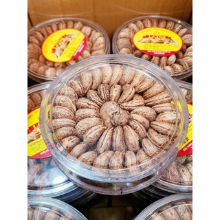  Hộp 500G Hạt điều xếp hoa LOẠI A Cồ  HẠT TO  rang củi Bình Phước LÊ THƯ giòn rụm béo bùi 