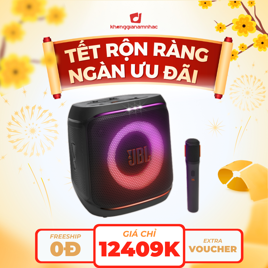 Loa Karaoke Di Động JBL PartyBox Encore 2 (Tặng Kèm 2 Mico) - Chính Hãng PGI