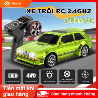  xe điều khiển từ xa drift 4 bánh tỉ lệ 1:43,mini tốc độ cao,có con quay hồi chuyển điều khiển 2.4G toàn ga Quà 