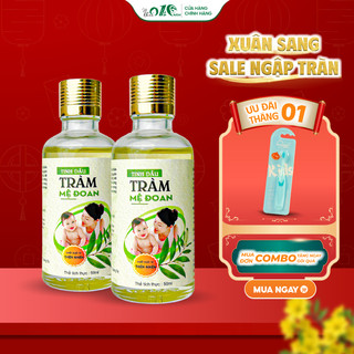  Combo 2 chai tinh dầu tràm nguyên chất Mệ Đoan giúp giữ ấm phòng cảm lạnh xua đuổi côn trùng 50ml 