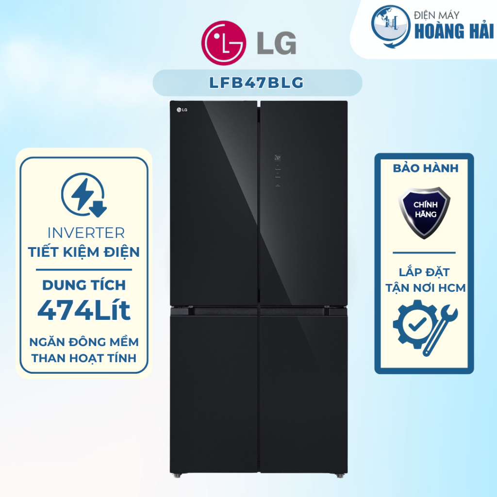 LFB47BLG | Tủ lạnh LG Inverter 474 lít Multi Door LFB47BLG - Chính Hãng